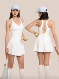 Elara Open-Back Court Dress