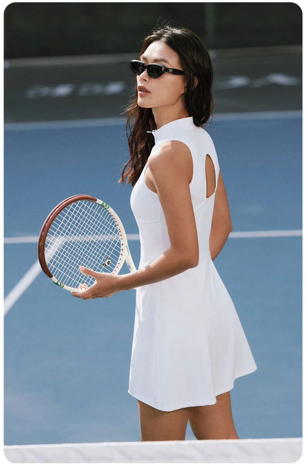 Velix Zip Neck Court Dress