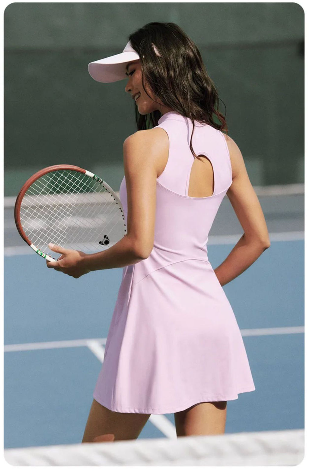 Velix Zip Neck Court Dress