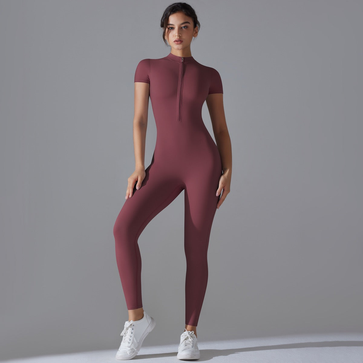 Nova Zip Sculpt Jumpsuit