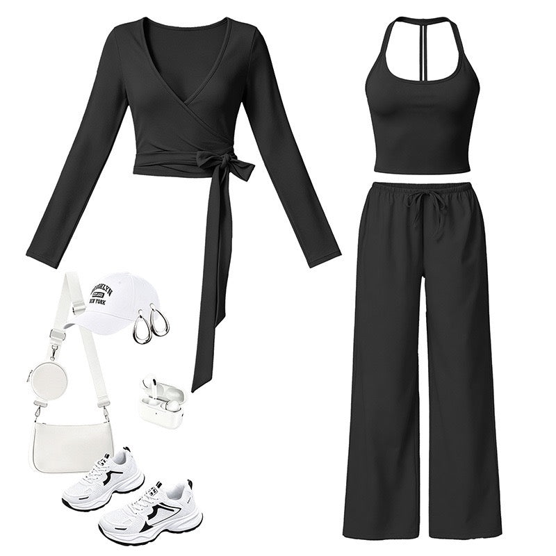Flexora 3 Parça Yoga & Fitness Takımı