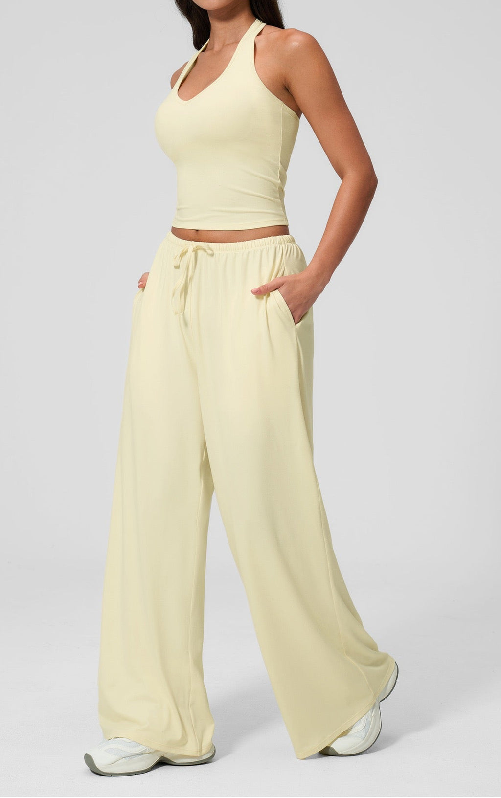 Serene Flow Wide-Leg Active Set