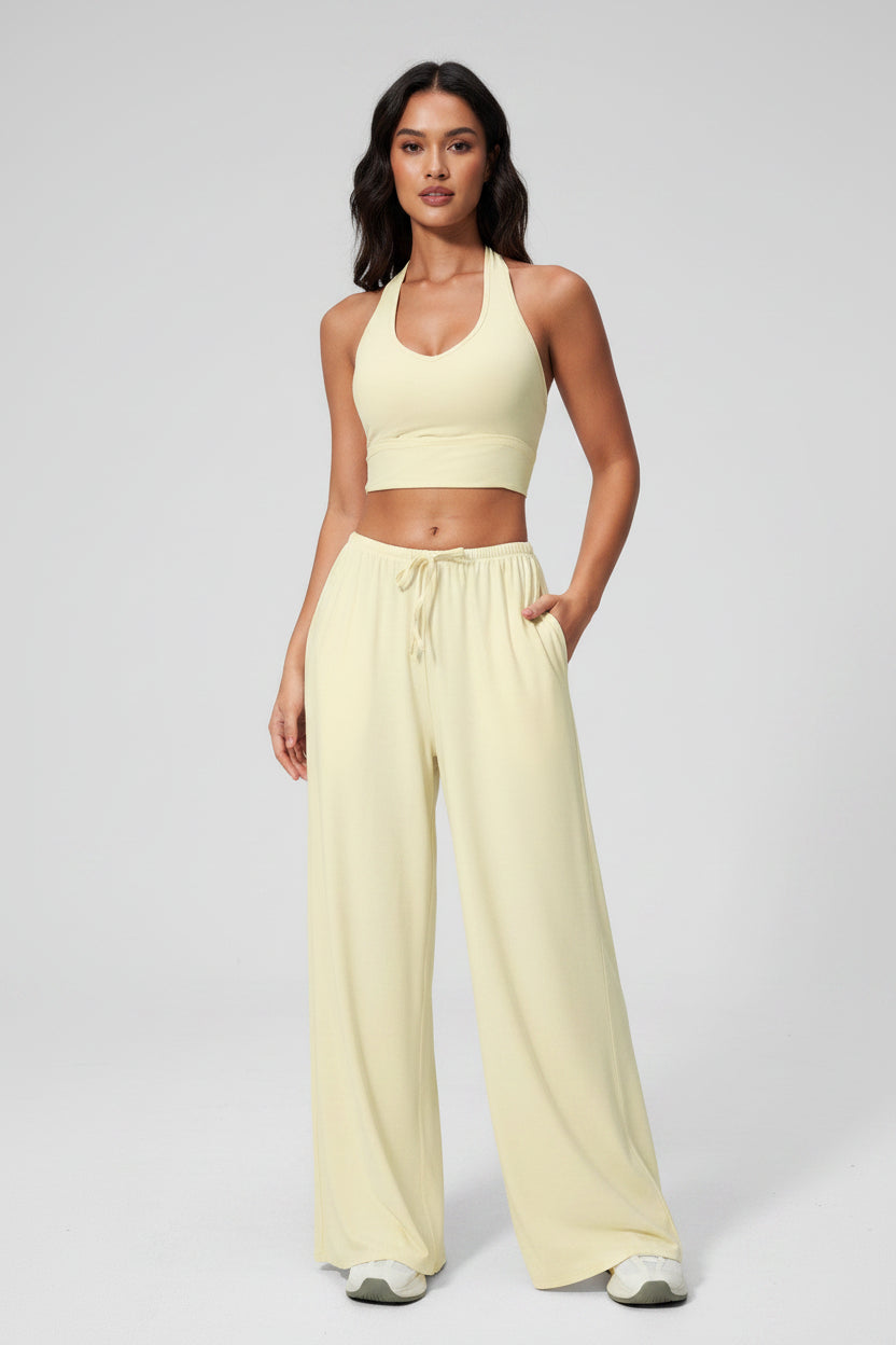 Serene Flow Wide-Leg Active Set