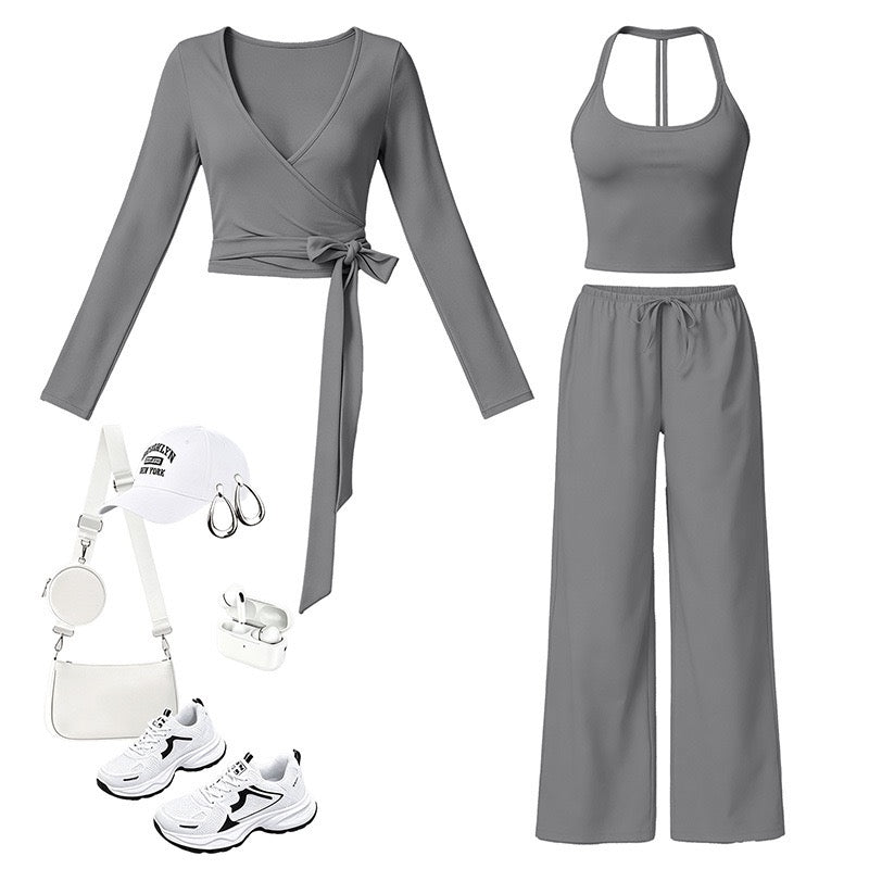 Flexora 3 Parça Yoga & Fitness Takımı
