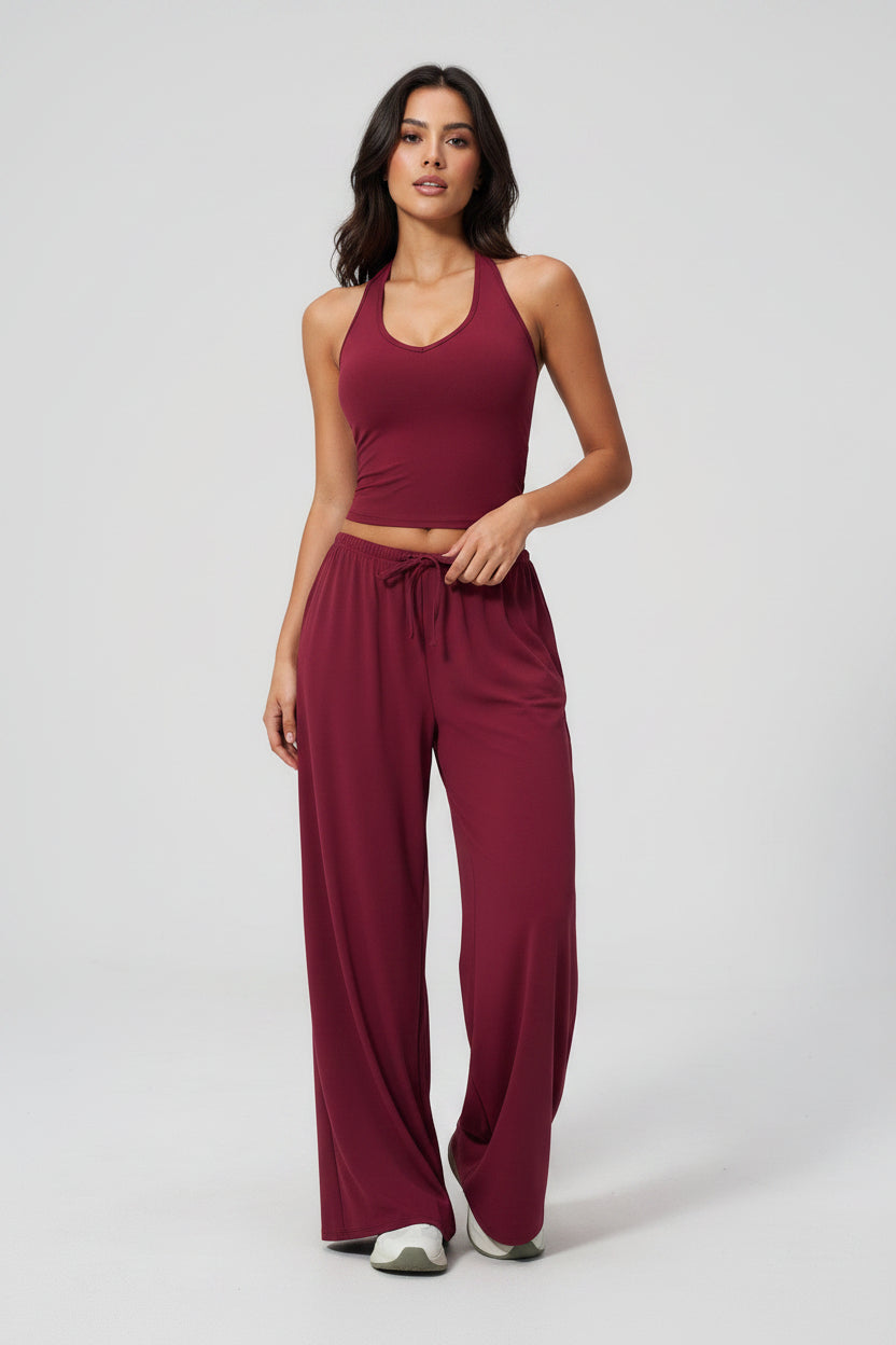 Serene Flow Wide-Leg Active Set