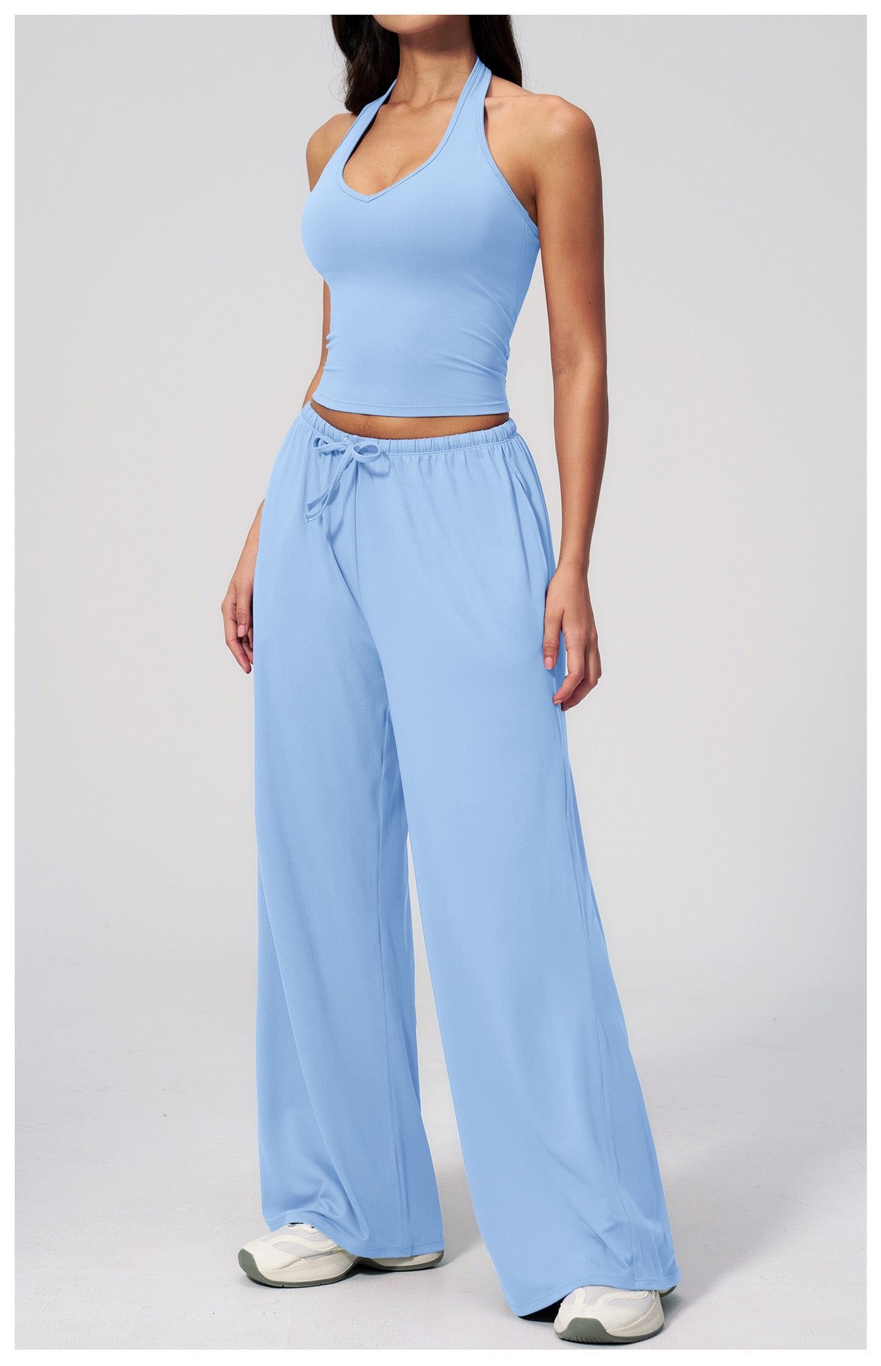 Serene Flow Wide-Leg Active Set