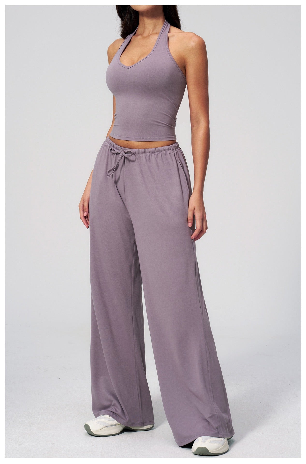 Serene Flow Wide-Leg Active Set