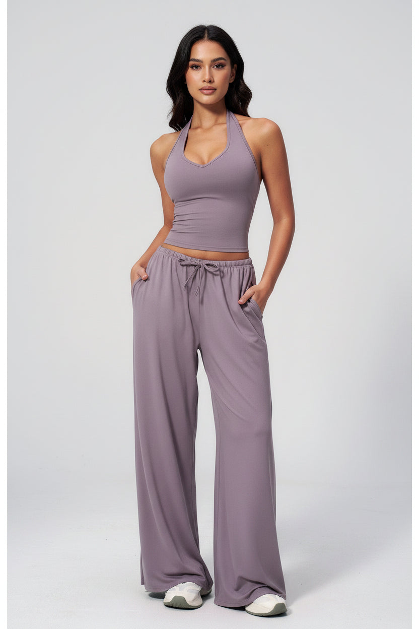 Serene Flow Wide-Leg Active Set
