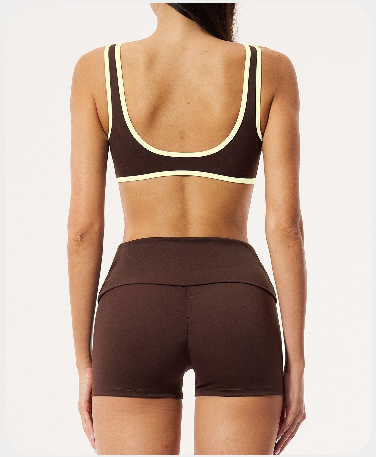 Aveline Contrast Sculpt Short Set