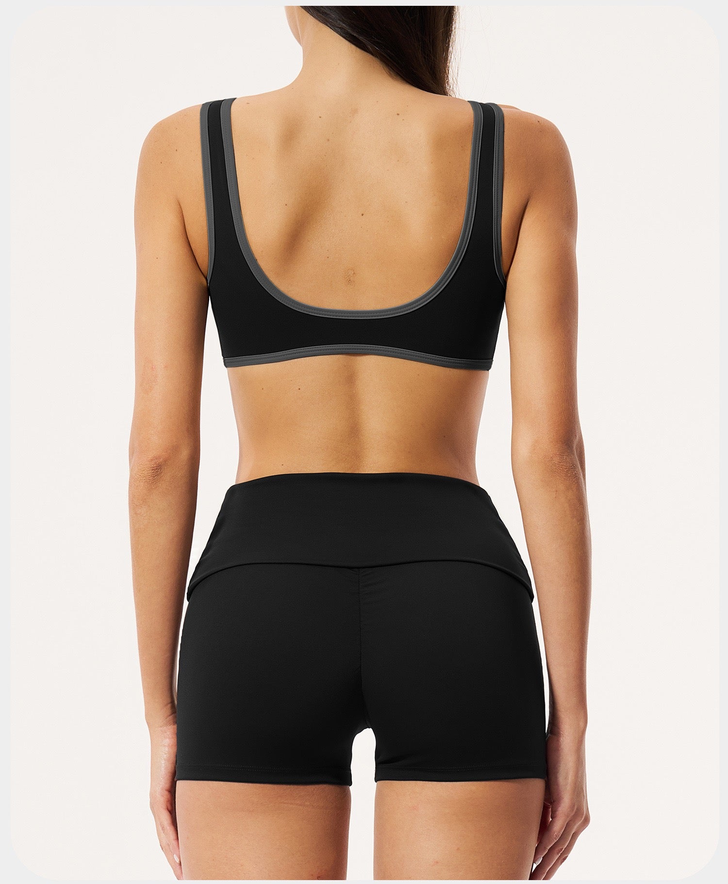 Aveline Contrast Sculpt Short Set