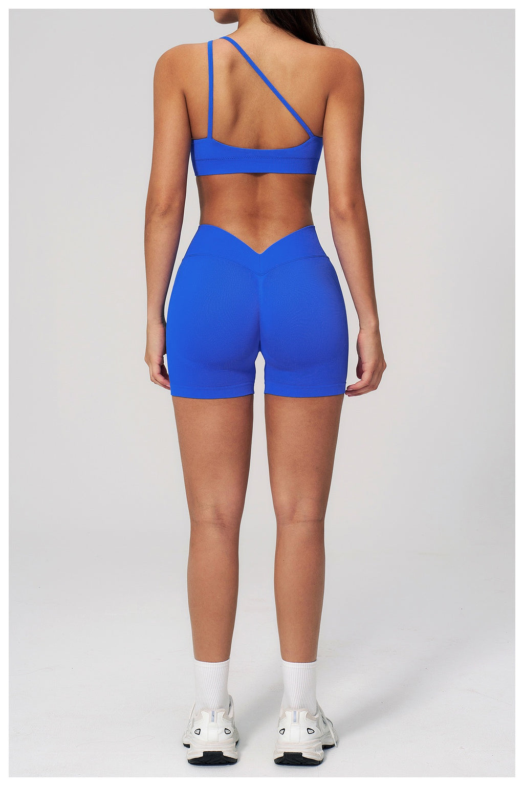 Sienna One-Shoulder Sculpt Biker Set