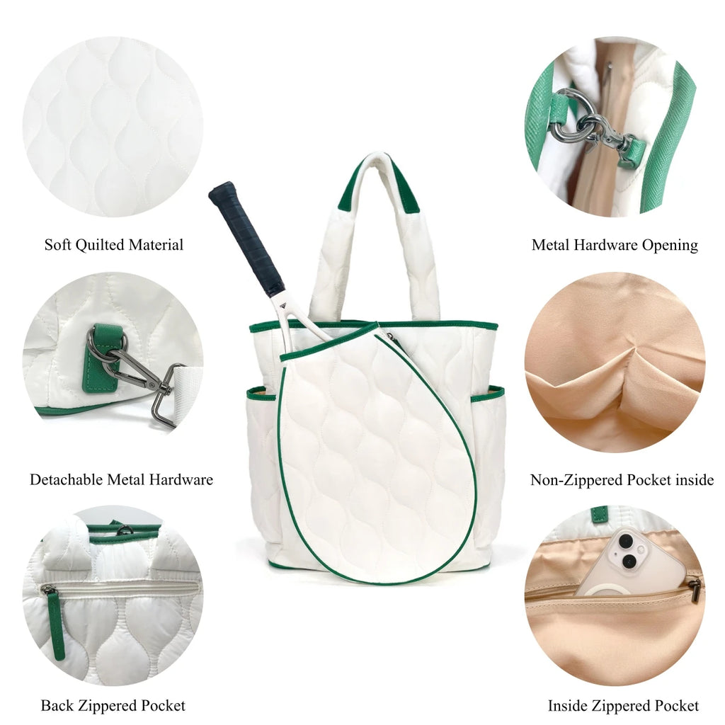 Baseline Quilted Tennis Backpack